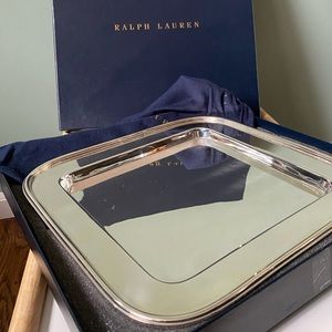 Ralph Lauren Silver Plated Square Tray